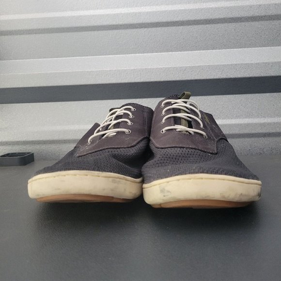 Olukai Nohea Moku Black Mesh Slip On Bungee Lace Shoes Men's Size 10.5 - Picture 2 of 6